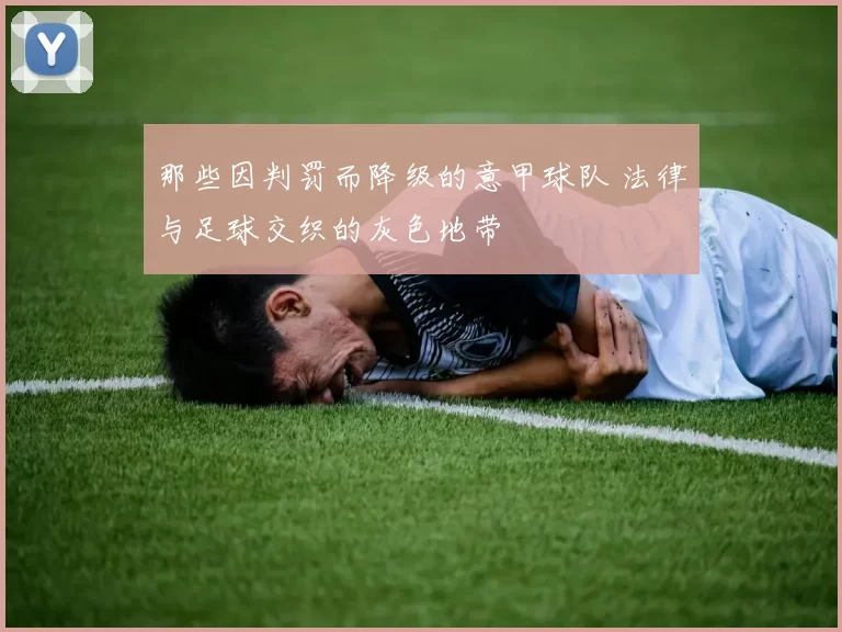 那些因判罚而降级的意甲球队 法律与足球交织的灰色地带
